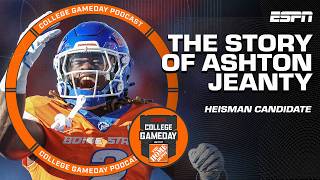 How HEISMAN CANDIDATE Ashton Jeanty landed at Boise State 🤔  College GameDay Podcast [upl. by Harlen]