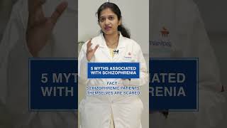 5 Myths About Schizophrenia  Manipal Hospitals India shorts [upl. by Henni619]