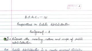 BPAC 101 solved Assignment 202122 BPAC 101 ignou handwritten assignment 202122 IGNOU assignment [upl. by Amleht613]