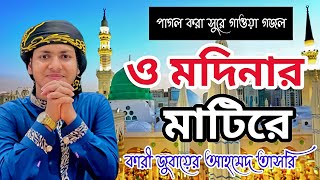 পাগল করা সুরে গাওয়া গজলo modinar Mati reও মদিনার মাটিরেক্বারী জুবায়ের আহমেদ তাশরীফ [upl. by Davon412]