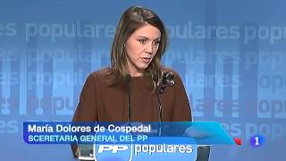 Cospedal explica las retribuciones a Bárcenas [upl. by Eerihs]