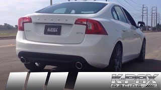 VOLVO S60 T5 with GT Performance Exhaust I KPAX Racing [upl. by Hairem]