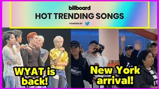 SB19 arrives in New York may SURPRISE from Billboard Top 20 Hot Trending Songs Daily Chart [upl. by Grimaud]