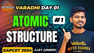 Atomic Stucture Class 11 In Telugu  Part 1  Varadhi EAPCET 2024  Vedantu Telugu [upl. by Michele876]