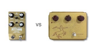 PettyJohn Gold MKII vs Klon Centaur [upl. by Grath165]