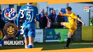 HIGHLIGHTS  Loughgall 3  3 Carrick Rangers [upl. by Amron]