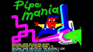 Pipe Mania Review for the Sinclair ZX Spectrum by John Gage [upl. by Sulamith]