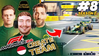 F1 MANAGER 24 CREATE A TEAM Lotus F1 Team S2 8  GOODBYE MICK [upl. by Charmane]