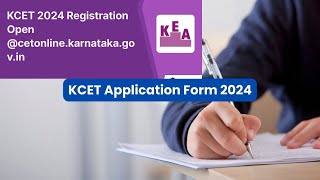 KCET 2024  STEP BY STEP EXPLANATION OF KCET REGISTRATION 2024 [upl. by Lura]