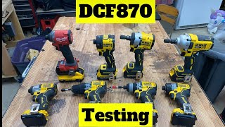 DCF870 testing against some other drills ￼ [upl. by Genisia]