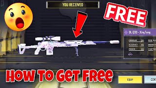 How to get FREE dlq33 xingtong skin in codm s6  codm redeem code 2024 today  get free Skins codm [upl. by Willman]