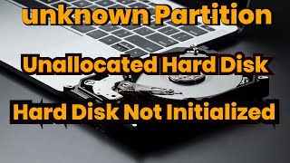 Hard Disk Unallocated Recovery  lost partition recovery  Hard Disk not initialized  DiskDrill [upl. by Eipper]