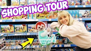 EINKAUFEN MIT EMMA VOGEL amp NINA IM SUPERMARKT  Playmobil Real Life Vlog  Kinderfilm Familie Vogel [upl. by Mulcahy358]