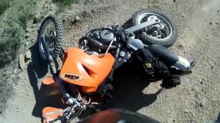 Bulldog Canyon  2002 KTM 520 EXC  Post Rebuild Ride [upl. by Helbonnas]