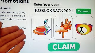 3 New Roblox Promo codes 2021 All Free ROBUX Items in November  EVENT  All Free Items on Roblox [upl. by Mientao]