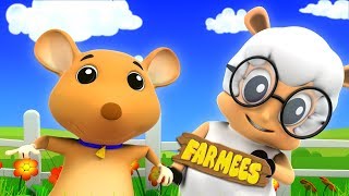 Georgie Porgie Pudding and Pie  Kids Cartoon amp Rhymes by Farmees  Fun Learning for Children [upl. by Odyssey613]