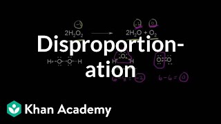 Disproportionation  Redox reactions and electrochemistry  Chemistry  Khan Academy [upl. by Elletnwahs308]