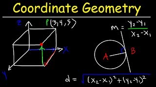 Coordinate Geometry Basic Introduction Practice Problems [upl. by Arral]