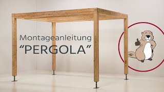 HolzShopcom  Montageanleitung Pergola  Online bestellen und selber aufstellen [upl. by Jew]