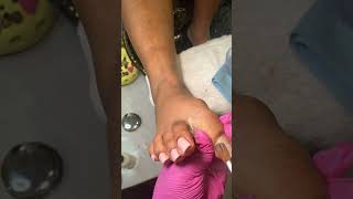 How to to acrylic toes ✨nailtech beginnernailtech nailchannel pedicure naildesigns nailart [upl. by Evin]