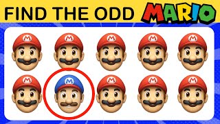 FIND THE ODD one OUT Challenge SUPER MARIO EDITION [upl. by Florenza]