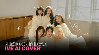 Kiroro  Mirae IVE AI Cover [upl. by Liane]