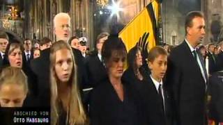 Otto von Habsburg  Funeral  Singing of the Kaiserhymne [upl. by Issiah]