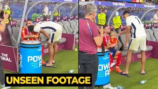 Jude Bellingham sweet moments kissing Carvajal son after England loss against Spain  Football News [upl. by Lubin135]