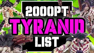 Unleashing the Hivemind My Current 2000 Point Tyranid List for 10th Edition [upl. by Drewett]