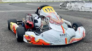 Shakedown with my new Kart Republic KR2 Siena Circuit Onboard POV [upl. by Godspeed]