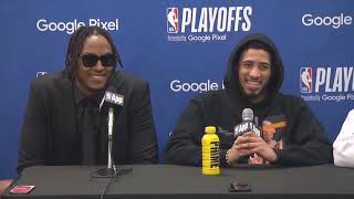 Tyrese Haliburton amp Pascal Siakam amp Turner PostGame Interview  Indiana Pacers vs New York Knicks [upl. by Anehta]