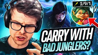 Can YOU CARRY with BAD JUNGLERS 😡😡 [upl. by Eglanteen]