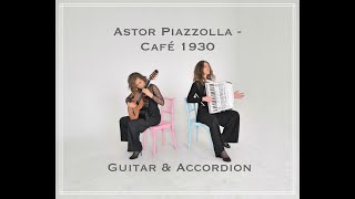 Astor Piazzolla  Café 1930 Alexandra Buzun Hanna Belanovich [upl. by Nnyw]