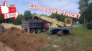 The Gradall Loading Sand My Oldest Excavator Getting It Done [upl. by Ayerim]