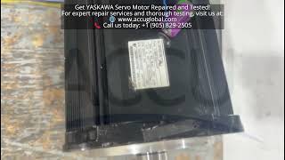 Get YASKAWA Servo Motor Repaired and Tested [upl. by Eseerehc]