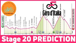 Giro dItalia 2024 Stage 20  PREVIEW  FAVOURITES  PREDICTION [upl. by Suellen]