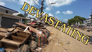 Thailand Chiang Mai Flood Disaster  MASSIVE CLEANUP [upl. by Notlit520]