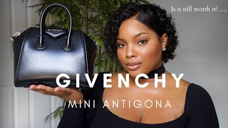 GIVENCHY MINI ANTIGONA  1 YEAR WEAR  TEAR REVIEW [upl. by Assila434]