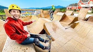 We Rode the Most insane Backyard Skatepark [upl. by Adon]