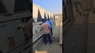 Chiller hvac technician  hvac repair hvac chillerhvac shortsvideo [upl. by Rumit632]