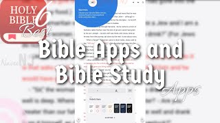 6 Best Bible Apps and Bible Study Apps  AndroidiOS [upl. by Aerdnas]