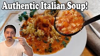 This Easy Italian Pasta Fagioli Soup Recipe Is Unbelievable [upl. by Parthen]