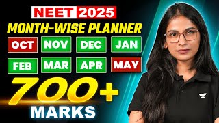 Ultimate Monthwise Planner  Score 700 Marks in NEET 2025  Last 6 Months Strategy NEET 2025 [upl. by Odo99]