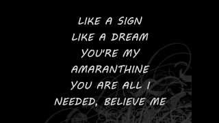 AmarantheAmaranthine Lyrics [upl. by Birecree]