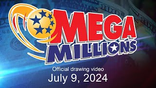 Mega Millions drawing for July 9 2024 [upl. by Basilio]