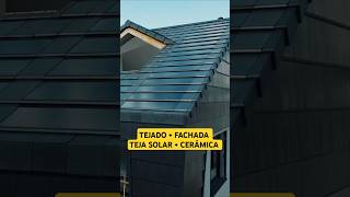 CONSTRUCCIÓN DE TEJADO CON TEJAS FOTOVOLTAICAS Y TEJAS CERÁMICAS [upl. by Aloz]