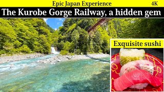 4K Japan Toyama pref The Kurobe Gorge a hidden gem in Japan [upl. by Accissej5]