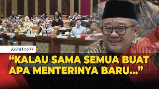 Mendikdasmen Abdul Muti Tanggapi Tanya Anggota Komisi X DPR soal Isu Ujian Nasional hingga PPDB [upl. by Gustaf]