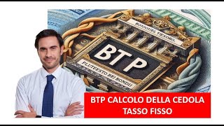 BTP Plain Vanilla  Calcolo della quotcedolaquot corretta emolto altro [upl. by Hgielsel]