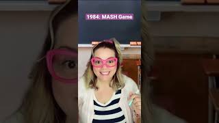 1984 MASH Game shortsmaschallenge games shorts wheniwasakid [upl. by Madelin]